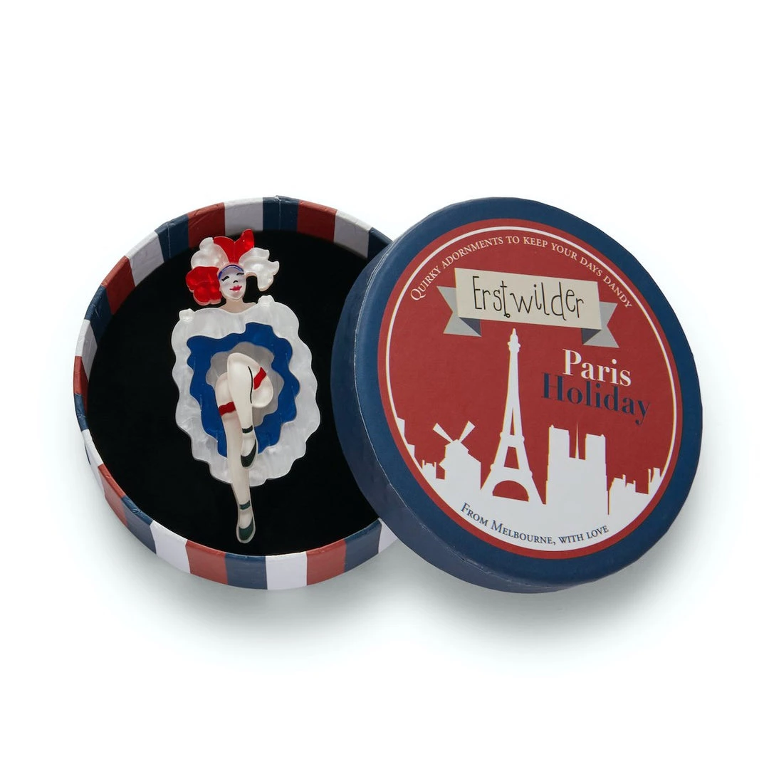 Erstwilder Paris Holiday Collection Can-Can Dancer Brooch 5 Erstwilder Paris Holiday Collection Can-Can Dancer Brooch