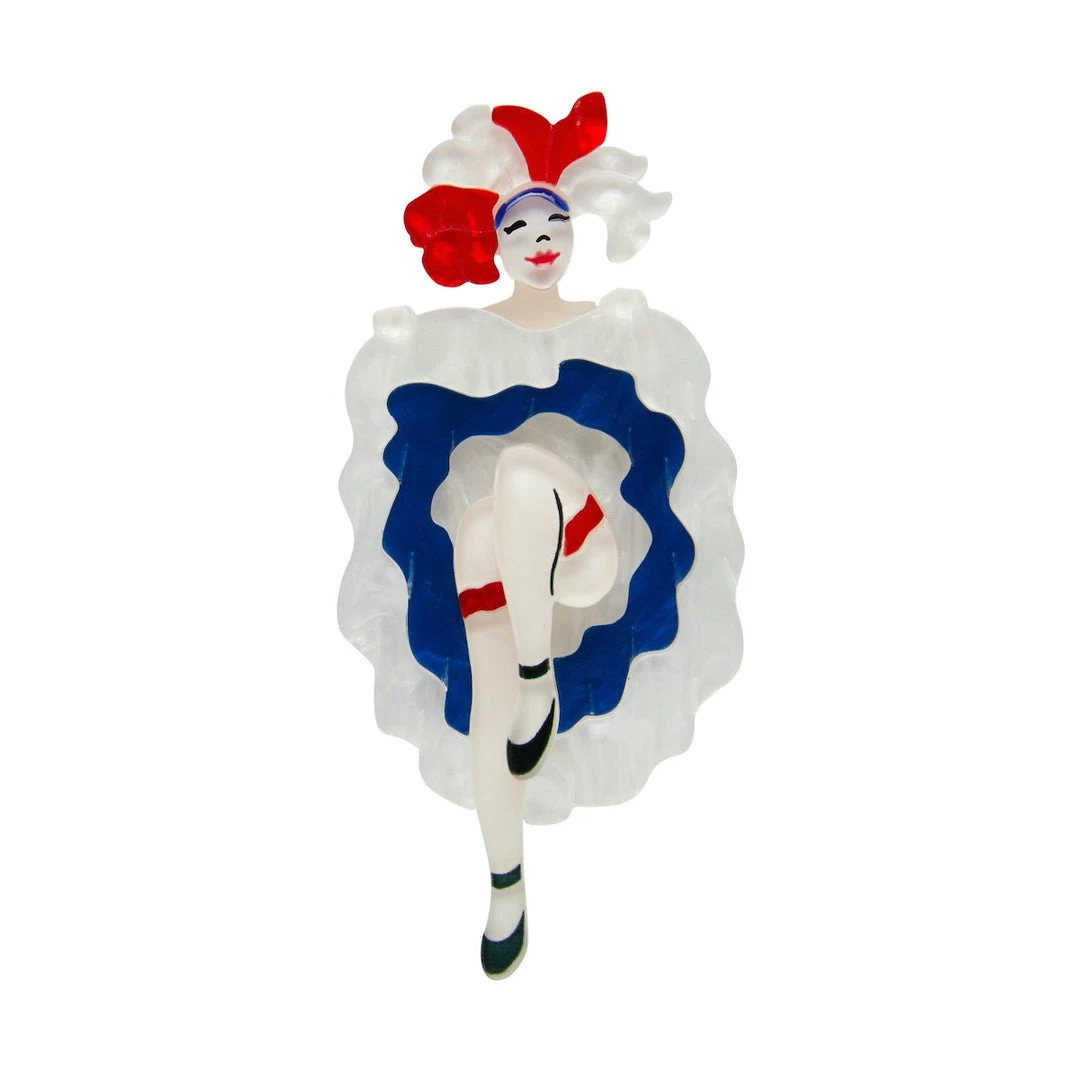 Erstwilder Paris Holiday Collection Can-Can Dancer Brooch 3 Erstwilder Paris Holiday Collection Can-Can Dancer Brooch