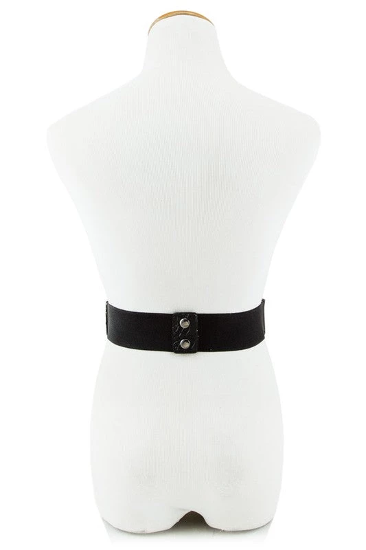 Icco Accessories Black Sequin Elastic Waist Belt 5 Icco Accessories Black Sequin Elastic Waist Belt