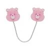 Erstwilder ACCESSORIES Care Bears Collection "Cheer Bear Smiles" Cardigan Clips