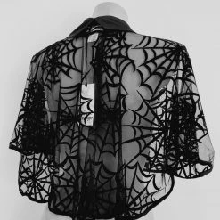 Spiderweb Mesh Capelet By Unique Vintage