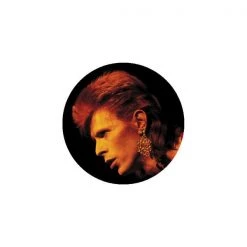 C & D Visionary David Bowie Profile Button EVERYTHING ELSE
