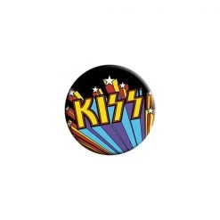 C & D Visionary Kiss 3-D Logo Button EVERYTHING ELSE