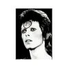 C & D Visionary David Bowie Black & White Magnet