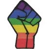 C & D Visionary EVERYTHING ELSE Rainbow Flag Fist Patch