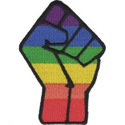 C & D Visionary EVERYTHING ELSE Rainbow Flag Fist Patch