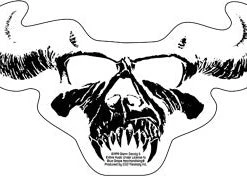C & D Visionary Danzig Skull Sticker EVERYTHING ELSE