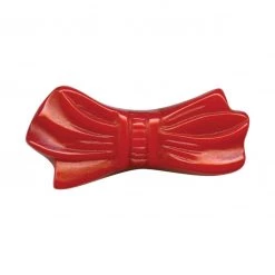 Classic Hardware Retrolite Baby Bow Barrette In Red
