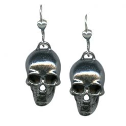 Skull Dangle Earrings By Classic Hardware