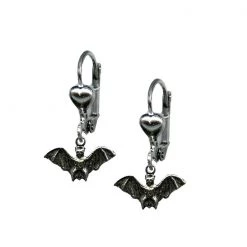 Classic Hardware Bat Dangle Earrings