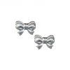 Classic Hardware Silver Bow Post Earrings ACCESSORIES