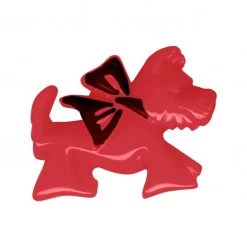 Classic Hardware Scottie Dog Retrolite Pin In Red ACCESSORIES