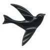 Classic Hardware Swallow Retrolite Pin In Black ACCESSORIES