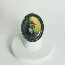 Classic Hardware Grass Whistle Victorian Oval Ring ACCESSORIES