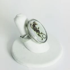 Classic Hardware ACCESSORIES Panther Pop Art Oval Ring