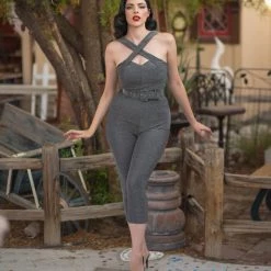 Stardust Lurex Catsuit By Rockin' Bettie APPAREL