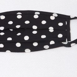Watermelon Fashion Black & White Polka Dot Face Mask ACCESSORIES
