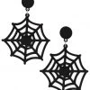 Ole Black Acrylic Spiderweb Drop Earrings 1 Ole Black Acrylic Spiderweb Drop Earrings