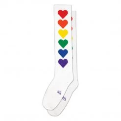 Gumball Poodle Rainbow Hearts Unisex Knee Socks NEW ARRIVALS