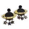 Ole Acrylic Saturn & Stars Dangle Earrings ACCESSORIES