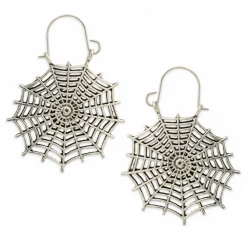 ZAD Spiderweb Hoop Earrings ACCESSORIES