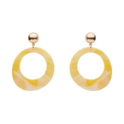 Erstwilder Essentials Statement Circle Drop Earrings - Yellow NEW ARRIVALS