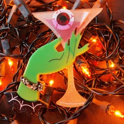 ACCESSORIES Eye'll Have Another Brooch By Lipstick & Chrome