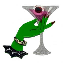 ACCESSORIES Eye'll Have Another Brooch By Lipstick & Chrome