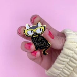 Erstwilder Liz Harry Feline Fine Enamel Pin