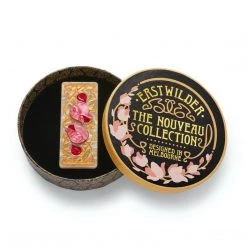 Erstwilder Art Nouveau Collection Flower And Thorn Brooch ACCESSORIES