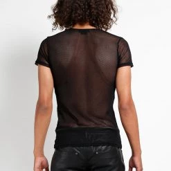 NEW ARRIVALS Short Sleeve Fishnet Shirt By Tripp NYC 8 NEW ARRIVALS Short Sleeve Fishnet Shirt By Tripp NYC