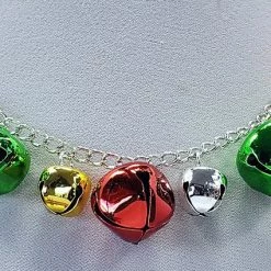 Wona Trading Multi-Color Jingle Bells Necklace ACCESSORIES