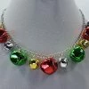 Wona Trading Multi-Color Jingle Bells Necklace ACCESSORIES