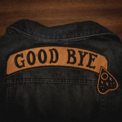 Ectogasm "Good Bye" Banner Back Patch - Brown EVERYTHING ELSE