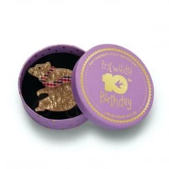 ACCESSORIES Erstwilder 10th Birthday Collection Grouchy Bear Brooch