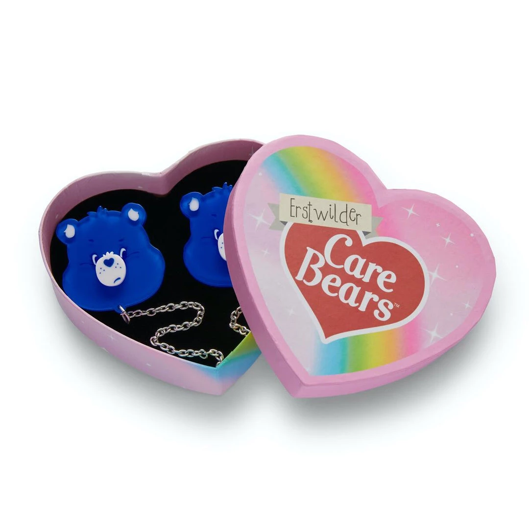 Erstwilder ACCESSORIES Care Bears Collection "Grumpy Bear" Cardigan Clips 4 Erstwilder ACCESSORIES Care Bears Collection "Grumpy Bear" Cardigan Clips