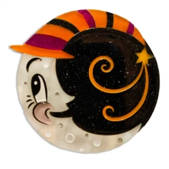 ACCESSORIES Halloween Phase Of Mind Brooch By Johanna Parker X Lipstick & Chrome