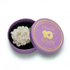 Erstwilder 10th Birthday Collection Heartfelt Hydrangea Brooch ACCESSORIES