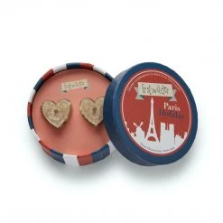 Erstwilder Paris Holiday Collection Heart Of Caché Post Earrings