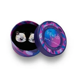Erstwilder Pete Cromer The Patient Panda Post Earrings NEW ARRIVALS