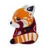 Erstwilder Pete Cromer The Rakish Red Panda Brooch