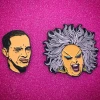 Mood Poison The Filth & The Fury - John Waters & Divine Enamel Pin Set