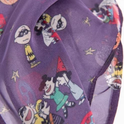 Peanuts X Unique Vintage Halloween Gang Print Scarf ACCESSORIES