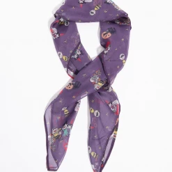 Peanuts X Unique Vintage Halloween Gang Print Scarf ACCESSORIES