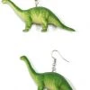 Girly Accessories Dinosaur Dangle Earrings