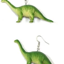 Girly Accessories Dinosaur Dangle Earrings
