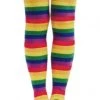 Anzell Rainbow Striped Over The Knee Socks