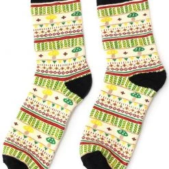 Girly Accessories Mushroom Print Socks