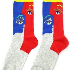 Girly Accessories Faces Socks