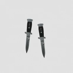 ACCESSORIES Switchblade Post Earrings By Vinca